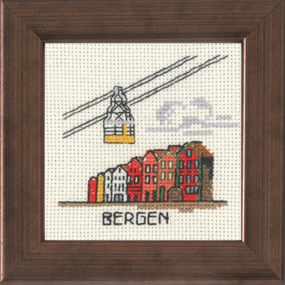 Kirjontapaketti Bergen 10 x 10 cm R5370