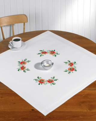 Kirjontapakkaus Unikot XXX 80 x 80 cm