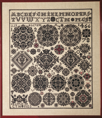 Kirjontasarja Vierlande 1826 54 x 63 cm