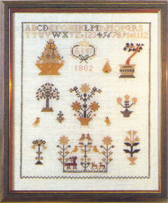 Kirjontapaketti Altes land 1802 20 x 25 cm