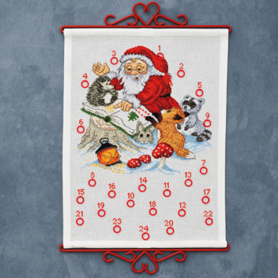 Joulukalenteri Iltasatu 32x43 cm